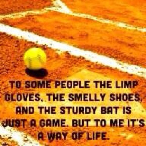HardSoftball13's profile picture. Softball isn't just a sport it is a passion. The path to vitcory is all left turns. Play your heart out on the field! I also follow back(: