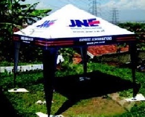 Gooodnews  exhibition   menjual berbagai macam jenis tenda dengan harga yang sangat terjangkau 
TLP:021 94470780