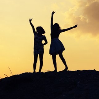 God made us best friends, because he knew our moms couldn't handle us as sisters.