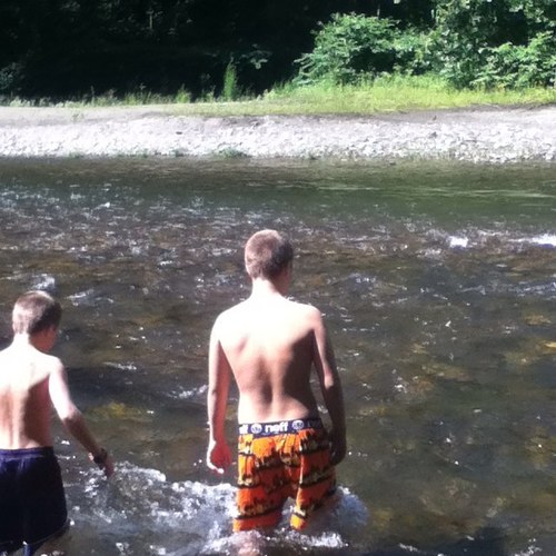 I love mudding fishing swimming and doing Anything outdoors and i also love riding any thing with a motor