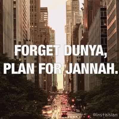 My religion is Islam, and heaven is my dream.