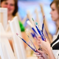 A brand new night out experience in the heart of down-town Natick. Drinks, bites to eat, music & painting come together with unexpected style at Palettes.