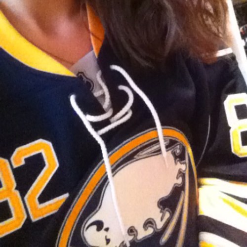 Yes, I'm a girl. Yes, I watch hockey. Yes, I think some of the players are attractive. No, that's not why I watch it. #OneBuffalo #buffalove
