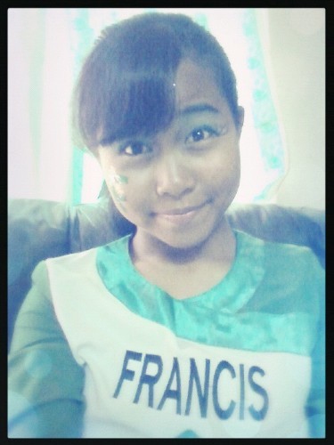 | Hye , i'm Farah .. 13 .. Assuntarian .. stay harun .. Francis .. Cheerleading |