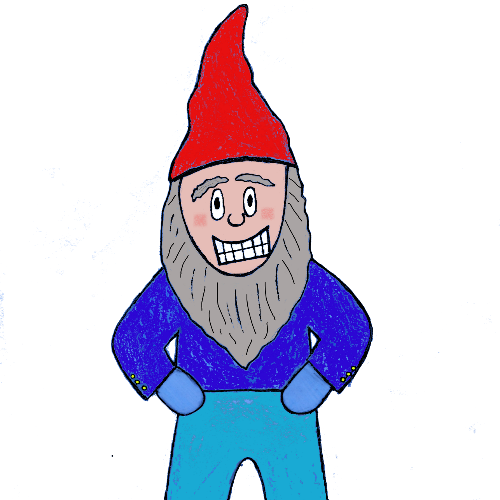 I am Hans Nelson Wendelkin the garden gnome. I am not a hobbit, dwarf or midget. I am very inquisitive and adventurous, but slow-moving.