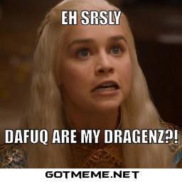We tweet Game of Thrones Memes periodically!