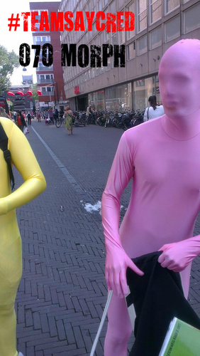Ik ben #PinkPanter en loop graag roze te zijn in NL! je ziet me in #DenHaag #Leiden #Overal. #TeamSaycred