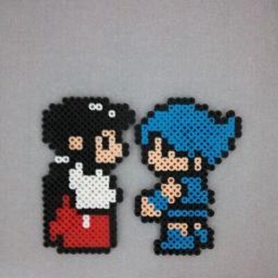 きみとな ジェラール様の 皇帝陛下の御出陣 御出陣 ビーズステッチ Sfcロマサガ2よりアバロン兵 8bit Shugei ロマサガ2