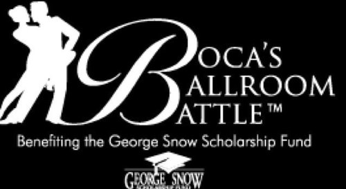 George Snow Scholarship fundraiser, Boca Ballroom Battle celebrates 8 amazing community dancers & their quest to raise donations  & win the Mirror Ball Trophy!