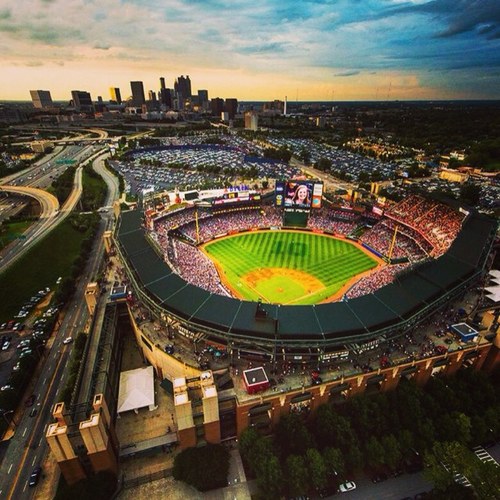 Huge Braves fan