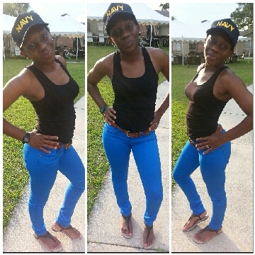 Navy Girl. Just Hit The Follow Button!