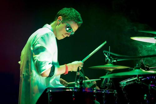 I played my drum for him, I played my best for him, then he smiled at me and my drum
