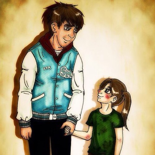 Official game character of Bens mentioned little sister /if/ you saved him in No time Left from telltale games @BenPaulTWD and @hoffmann_trevor little sister