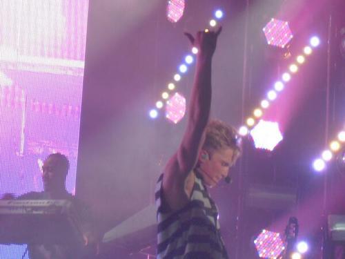 I dunno I just love the blonde kid (That follows me)    Cody sweat through his shirt when I saw him 7/2/13