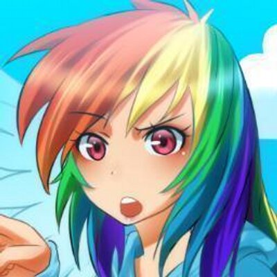 Rainbow Dash Human Rainbowdashtdt Twitter