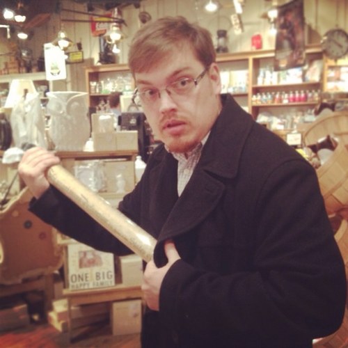 Terrible writer, actor, and producer of skits + films that will be seen by approximately 7 people. Real life troll. Sort of a musician. Horrible self promoter.