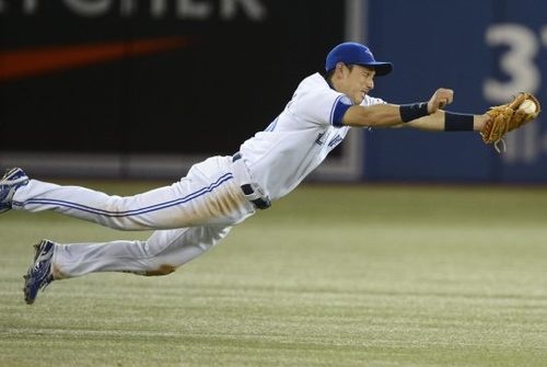 hi my name is unofficial munenori kawasaki and i m the toronto blue jays #66