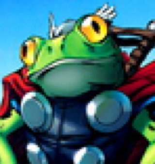Almighty Throg of the Pet Avengers. Ribbit.