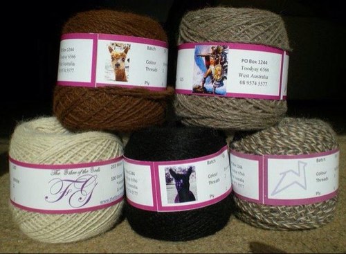 The Fibre of the Gods - West Australia's only alpaca spinning mill. 
We make yarn and felt using our fleece or yours.