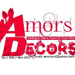 Amors-Decors is a decorating entity that uses fabrics to transform your venues to suit the occasion whether it be weddings, parties, church events, seminars....