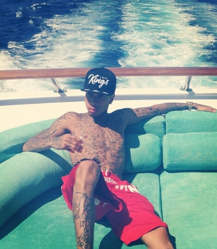 Tyga followed me on both my accounts on 11/27/12 ♥