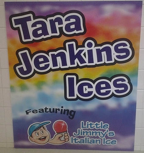We believe in giving back to the community.  Have Little Jimmy's Italian Ice, Hershey's Premium Ice Cream Yogurt (Hard Dipped), also Via Veneto Italian Ice