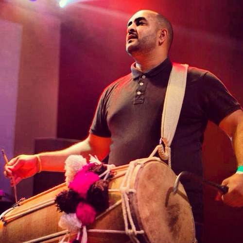 Dholi for Twin Beats/Eminence Entertainment, Dj Harpz and The Percussionist Dholi team...instagram - rikdholi