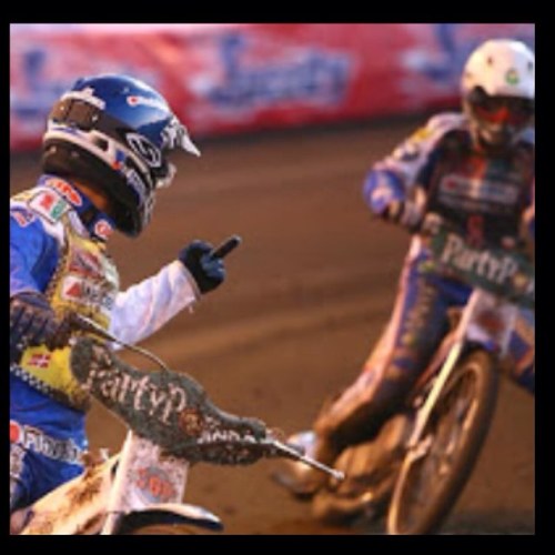 Photos & tweets of anything amusing, interesting or unusual spotted at #speedway tracks ..OR.. speedway-related things spotted elsewhere away from the track!