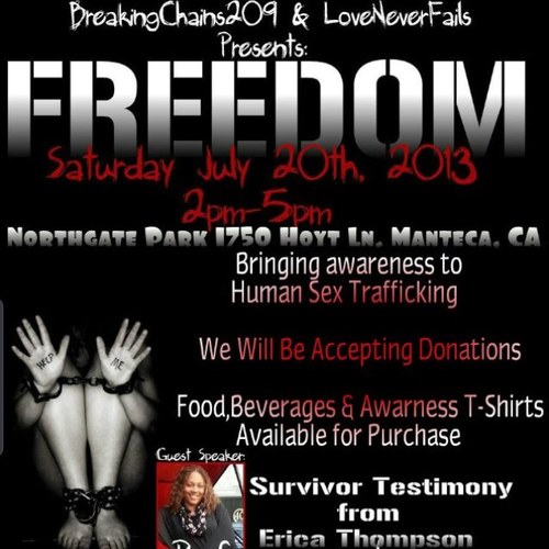 Breaking Chains209 is a soon to be official non profit organization that raises funds and awareness to stop sex trafficking.We stand on Psalm72:12-14 & Prov31:8