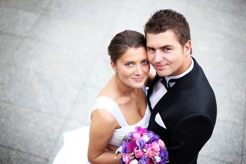 We write and record songs individualized to each bride and groom's love story.