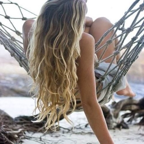 Soaking up the good life.