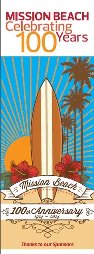 One of the most beautiful beaches in the United States -- Mission Beach in San Diego, CA is turning 100 years old in 2014!  The entire year will be filled with