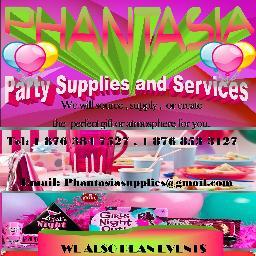 Phantasia Party Supplies & Services: We source, supply and help you plan or manage your event. We cater to a variety of occasions and varying themes.