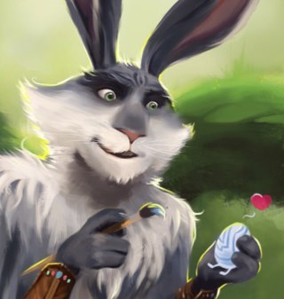 Oi! I'm the Easter Bunny, not a ruddy kangaroo, mate... Don't let the accent fool ya. Anyways, I'm the guardian o' hope for those little ankle bittas.~
