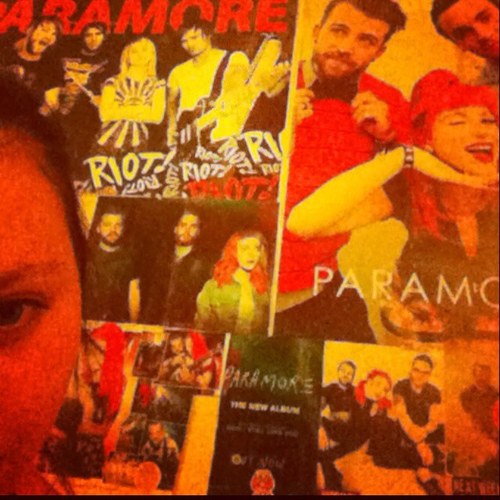 going to see Paramore on september 24th :) i really like bands like Paramore (duhrr) pierce the veil, you me at six, all time low, mayday parade and more :)