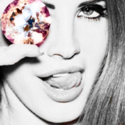 Glitters all over.