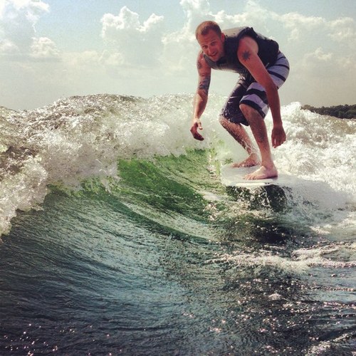 I love my my family and wakeboarding the rest is just the in-between!