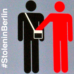 StolenInBerlin's profile picture. Bestohlen worden in Berlin ? WAS und WO? 
Tweete es HIER:
#StolenInBerlin
+ + Robbed ? Stolen ? + + 
Where and When ?
Tweet HERE:
#StolenInBerlin