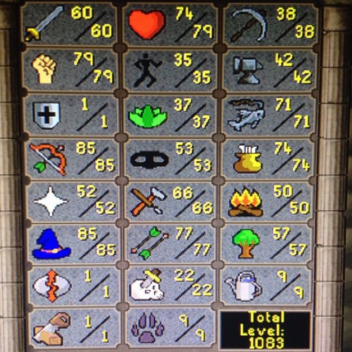 You won't get to know me from 140 characters... ADDME RSN: SHAKEnBAKED DM me about joining THE #1 OLD School RS 70+ 1-20 Def. Pure Clan 'SoVereign' 'SV_FC'