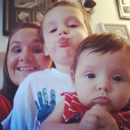 I'm a stay at home mom of 2. We have a son, Nathan who's 4 and a daughter, Kenzie who's 4 months. They keep me busy!! :)