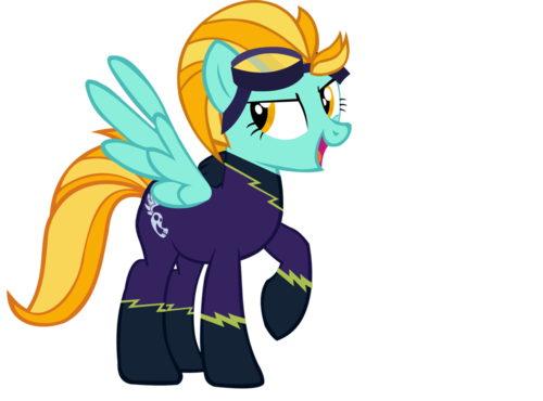 Soy una pegaso ansiosa y desde pequeña soñe ser una Wonderbolt, pero al final no fui asi que soy una Shadowbolt.