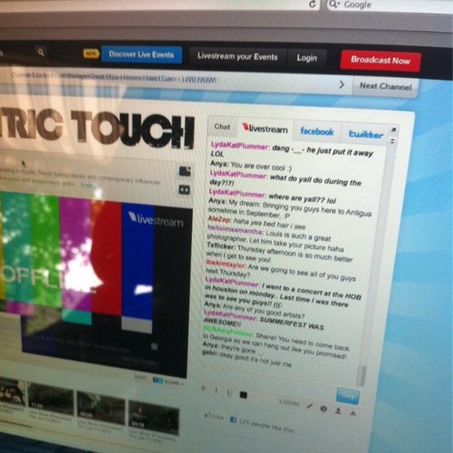Hi,We r the Electric Touch Cleveland OH fans!We love u Electric Touch!!!!:)