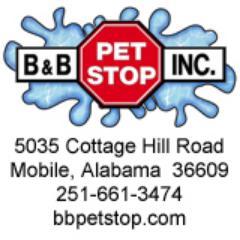 B&B Pet Stop - a pet superstore in Mobile, Alabama.
Family owned + operated since 1981.