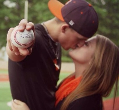 Baseball girlfriends are the best kinds of girlfriends, diamonds really are a girls bestfriend.