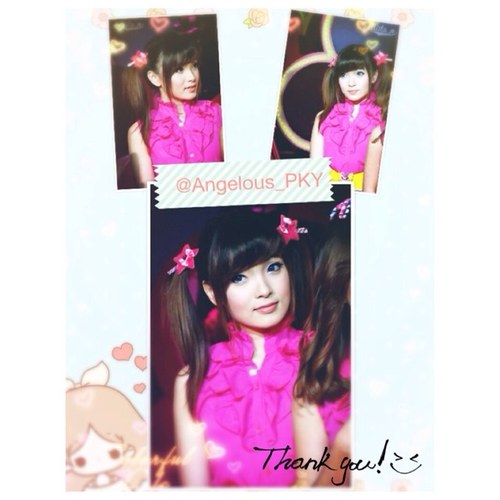 1st Official Fansbase of @Angel_ChiBi From PalangkaRaya . Enjoy with TwinLa&MinA . More?cekfav! \(´▽`)/