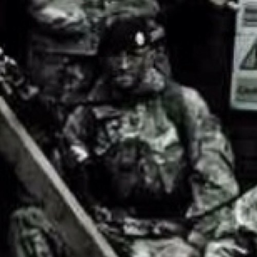 Currently serving in the british army
