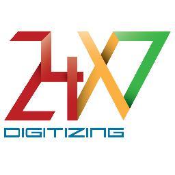 24 x 7 DIGITIZING is a haven for digitizing solutions of sterling precision and quality that leaves you awestruck with admiration.