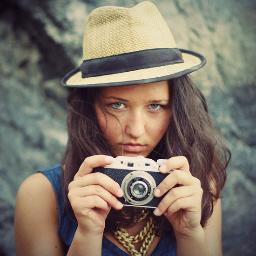 As mais belas meninas e suas câmeras fotográficas.