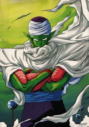 I am Piccolo a  namekian from the planet Namik,I trained with Gohan, fused with Kami a namekian and Snyced with Nail a nother namekian warrior,
