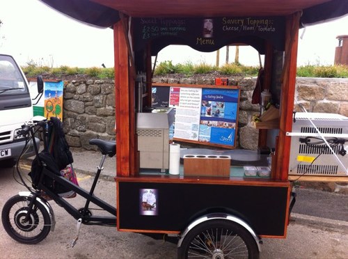 We are a tricycle ceperie operating on the Isles of Scilly cornwall